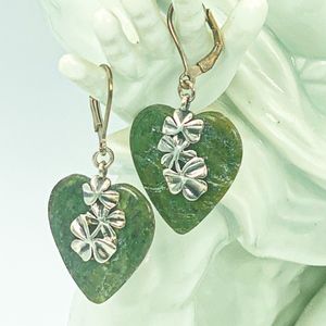 Connamara Marble & Sterling Silver Earrings